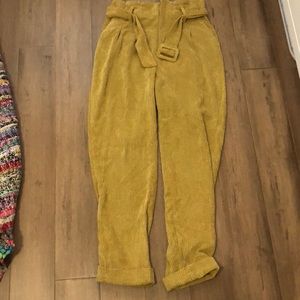 Mustard Corduroy Pants
